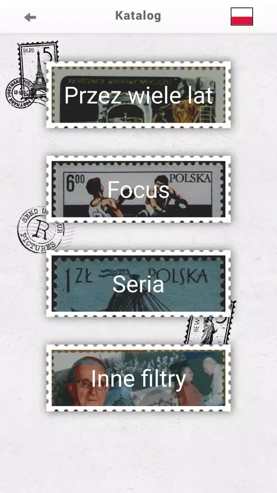 Captures d'écran de Stamps Poland, Philately