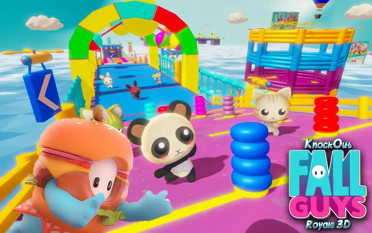 Screenshot di Knockout Fall Guys Royale 3D Human Knock Over