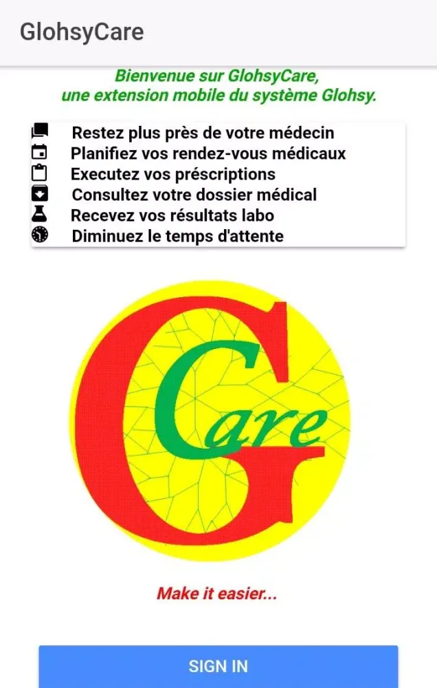 GlohsyCare スクリーンショット