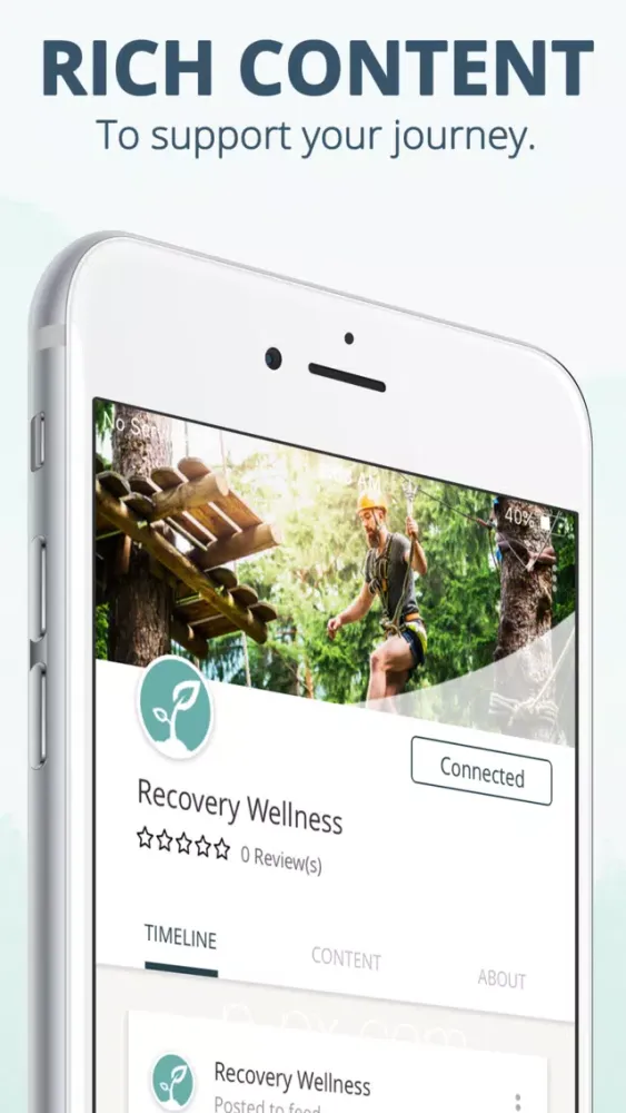 Zrzuty ekranu Gloo Recovery Wellness