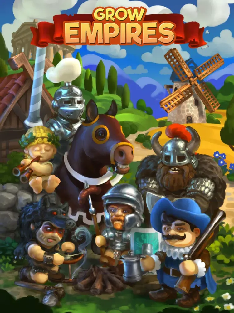 Grow Empires: Raise Knights, build Towns & Evolve iPad  스크린샷