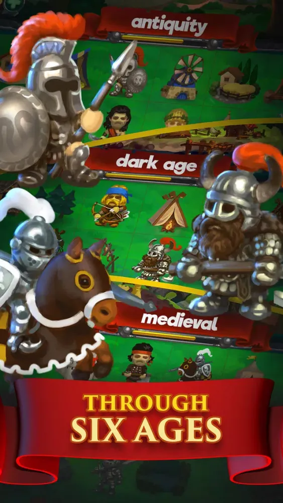 Grow Empires: Raise Knights, build Towns & Evolve 스크린샷