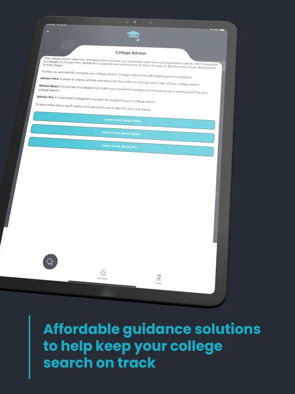 Collega College Search iPad 應用截圖