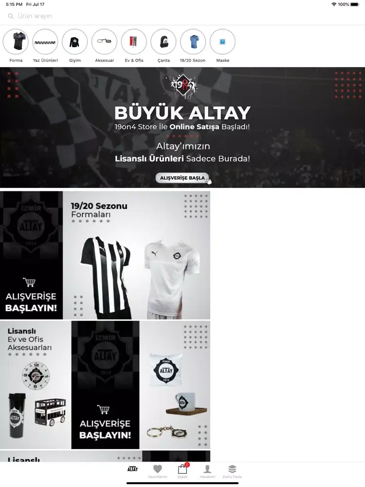 Altay 19on4 Store iPad  Screenshots