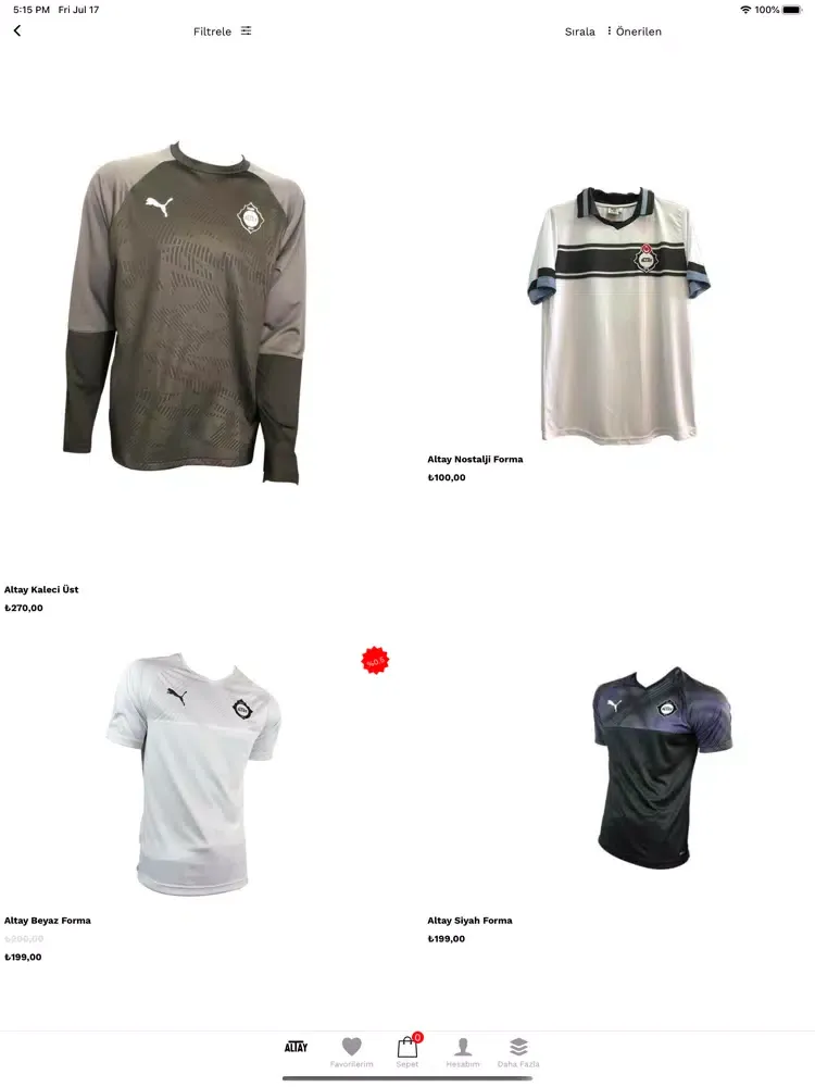 Altay 19on4 Store iPad  Screenshots