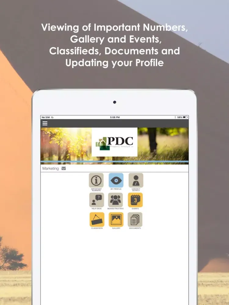 PDC Property Catalyst iPad  Ekran Görüntüleri