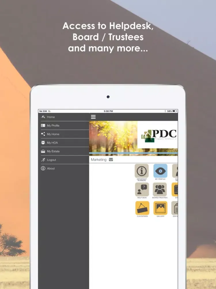 PDC Property Catalyst iPad  Ekran Görüntüleri