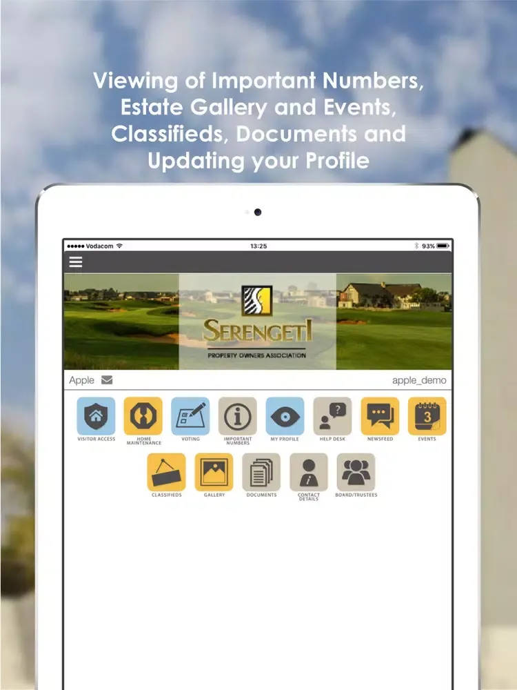 Serengeti Estate iPad  Screenshots