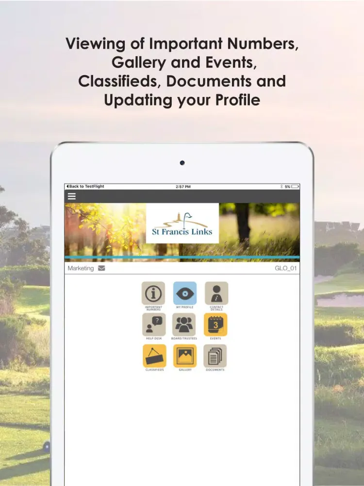 St Francis Links Estate iPad  سکرین شاٹس