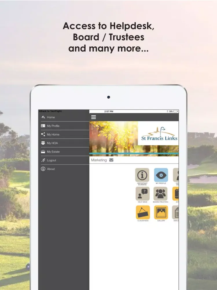St Francis Links Estate iPad  سکرین شاٹس
