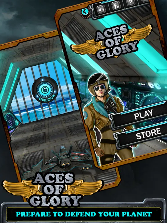 Capturas de tela do Aces of Glory iPad 