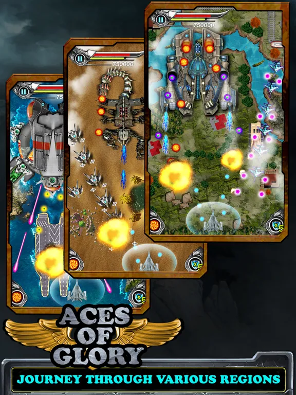 Capturas de tela do Aces of Glory iPad 