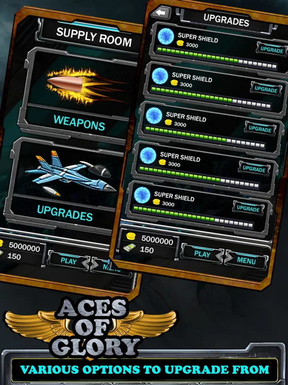 Capturas de tela do Aces of Glory iPad 