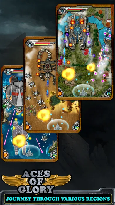 Capturas de tela do Aces of Glory