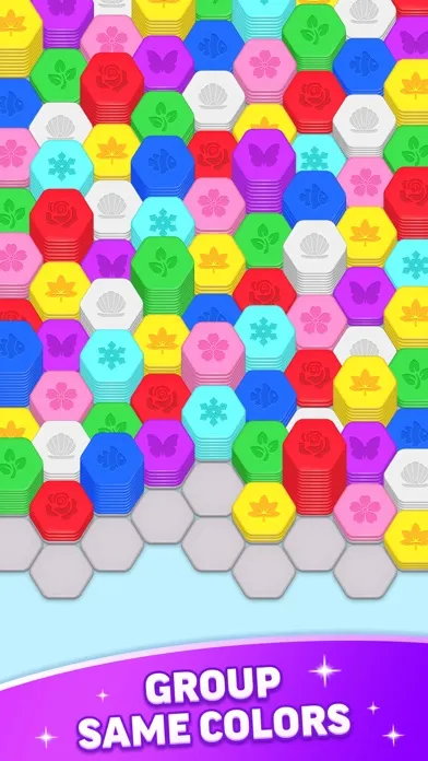 Capturas de pantalla de Hexa Sort Master: Merge Puzzle