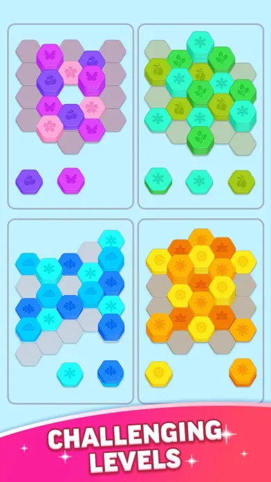 Capturas de pantalla de Hexa Sort Master: Merge Puzzle