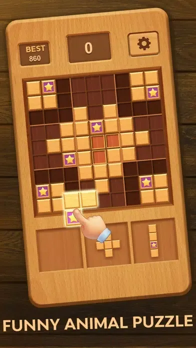 ภาพหน้าจอของ Wood Block Puz- Classic Jigsaw