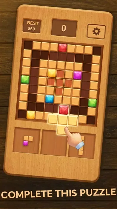 ภาพหน้าจอของ Wood Block Puz- Classic Jigsaw
