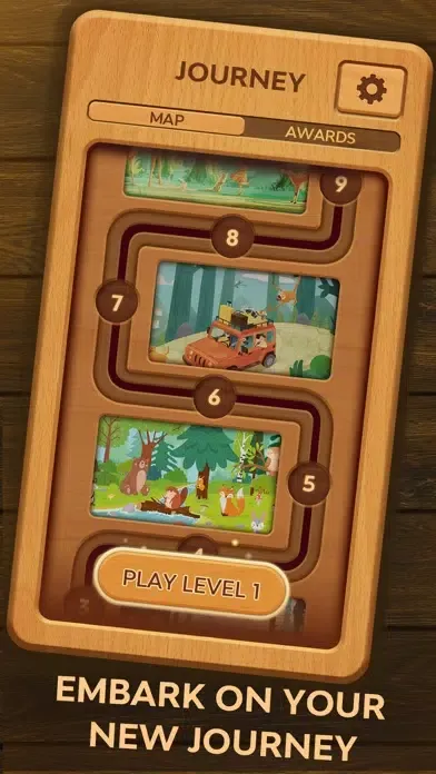 ภาพหน้าจอของ Wood Block Puz- Classic Jigsaw