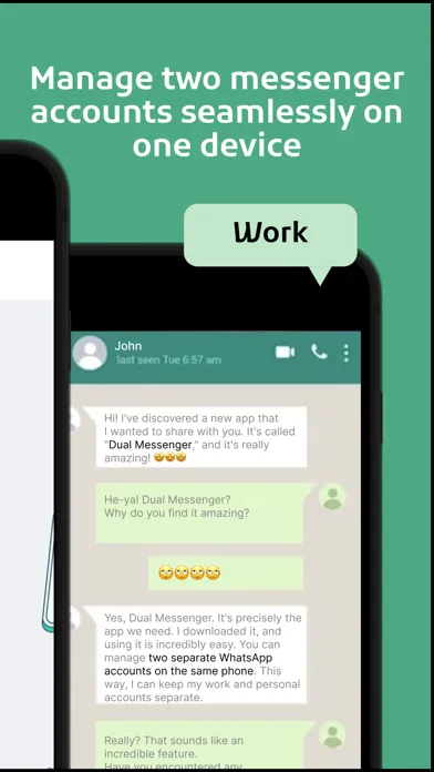 Whats Second Messenger Web App Screenshots