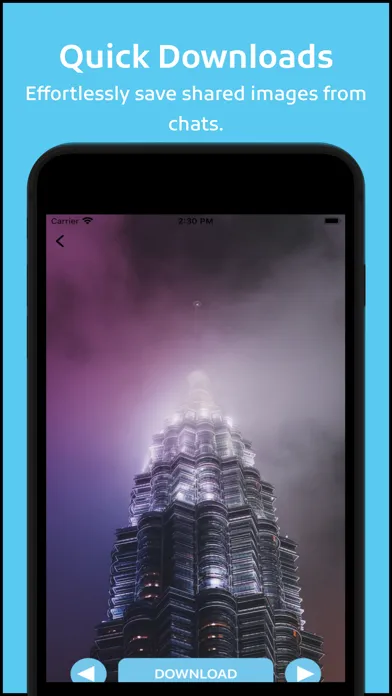 Whats Second Messenger Web App Screenshots