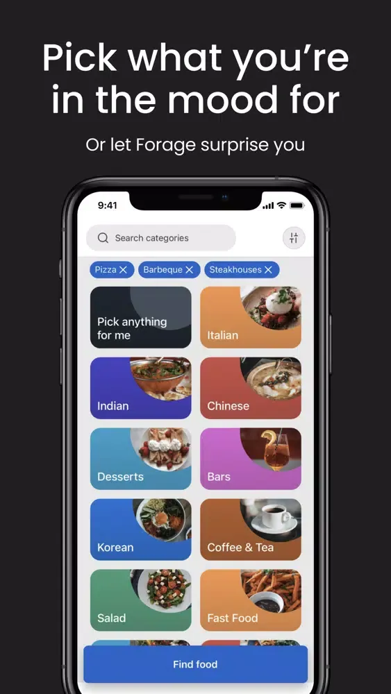 Forage Restaurant Picker Screenshots