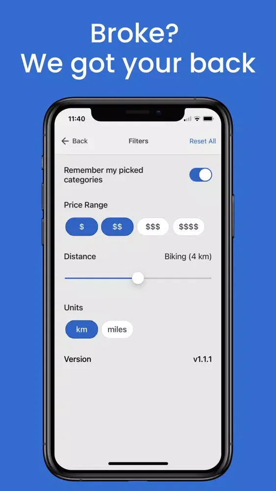 Forage Restaurant Picker Screenshots