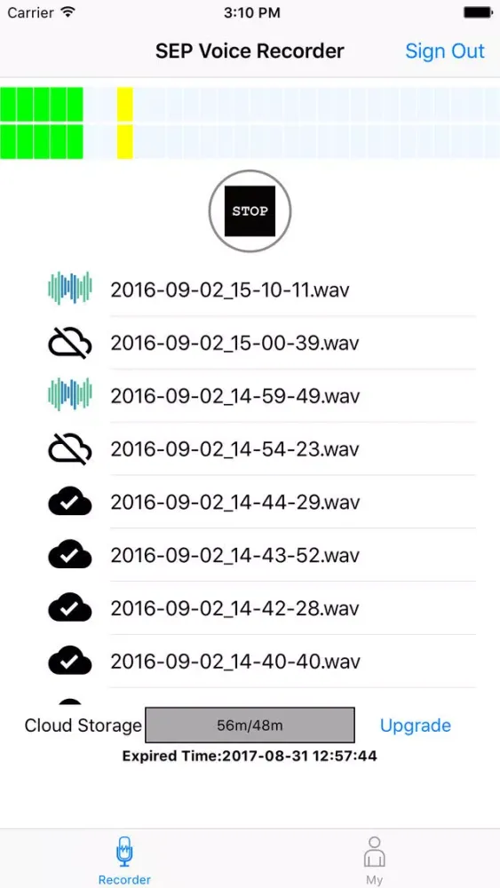 SEP Voice Recorder应用截图