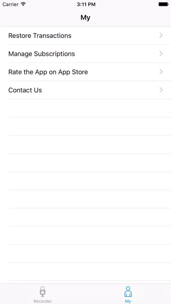SEP Voice Recorder应用截图