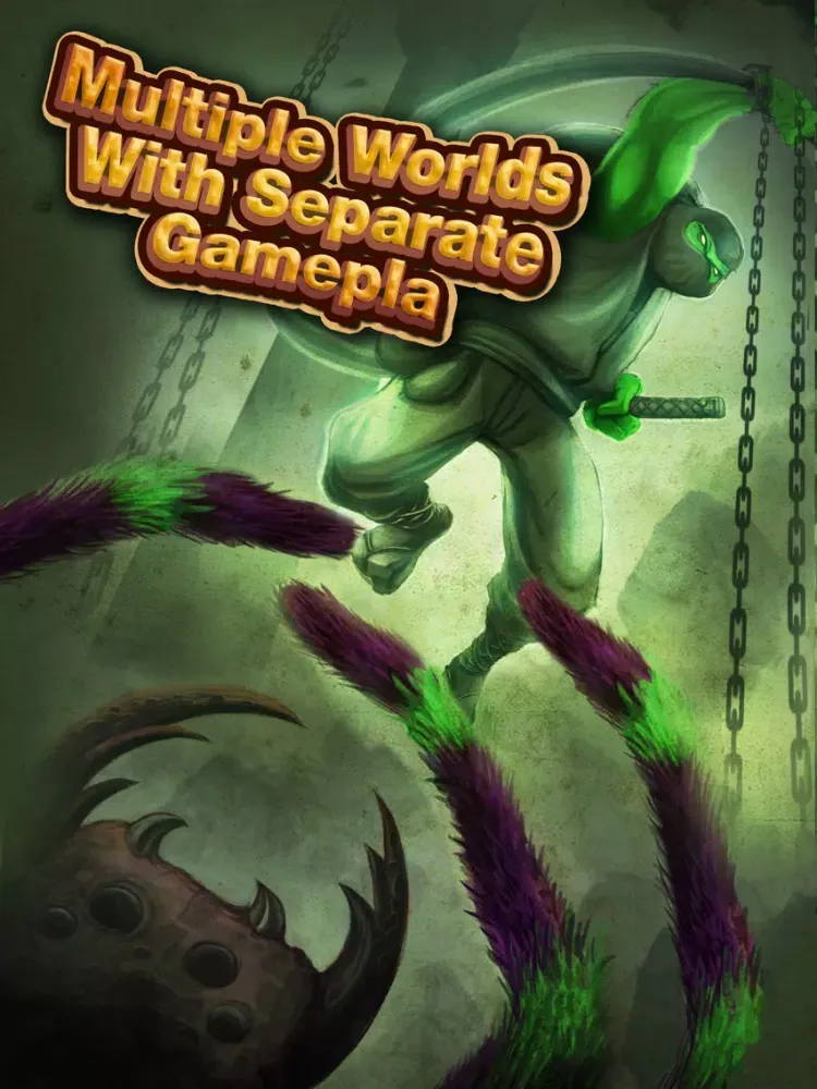 ภาพหน้าจอของ Turtle Jump 2-Ninja Style iPad 