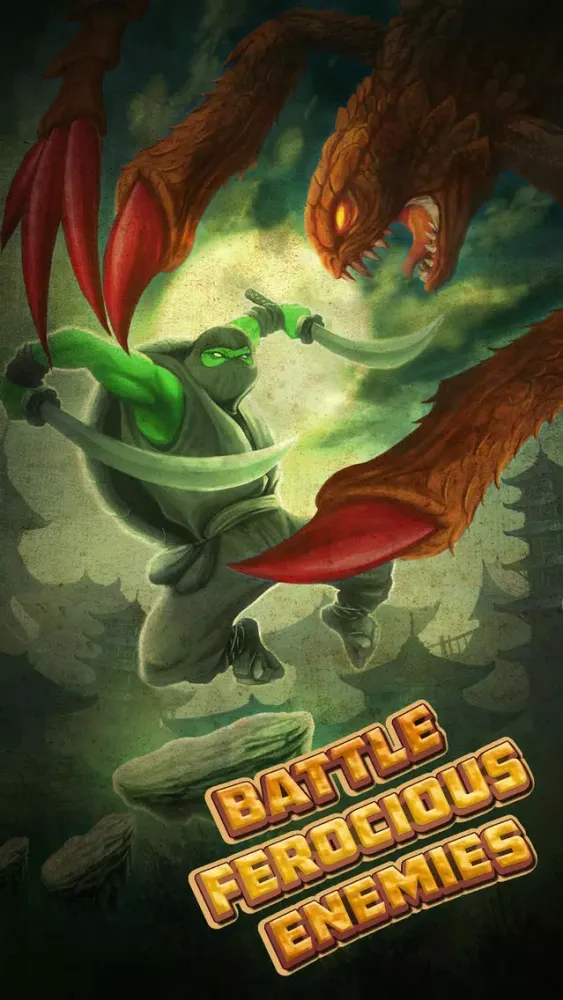 ภาพหน้าจอของ Turtle Jump 2-Ninja Style