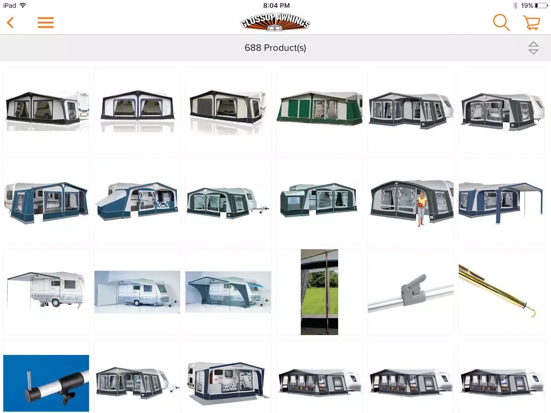 Glossop Awnings iPad  স্ক্রিনশট