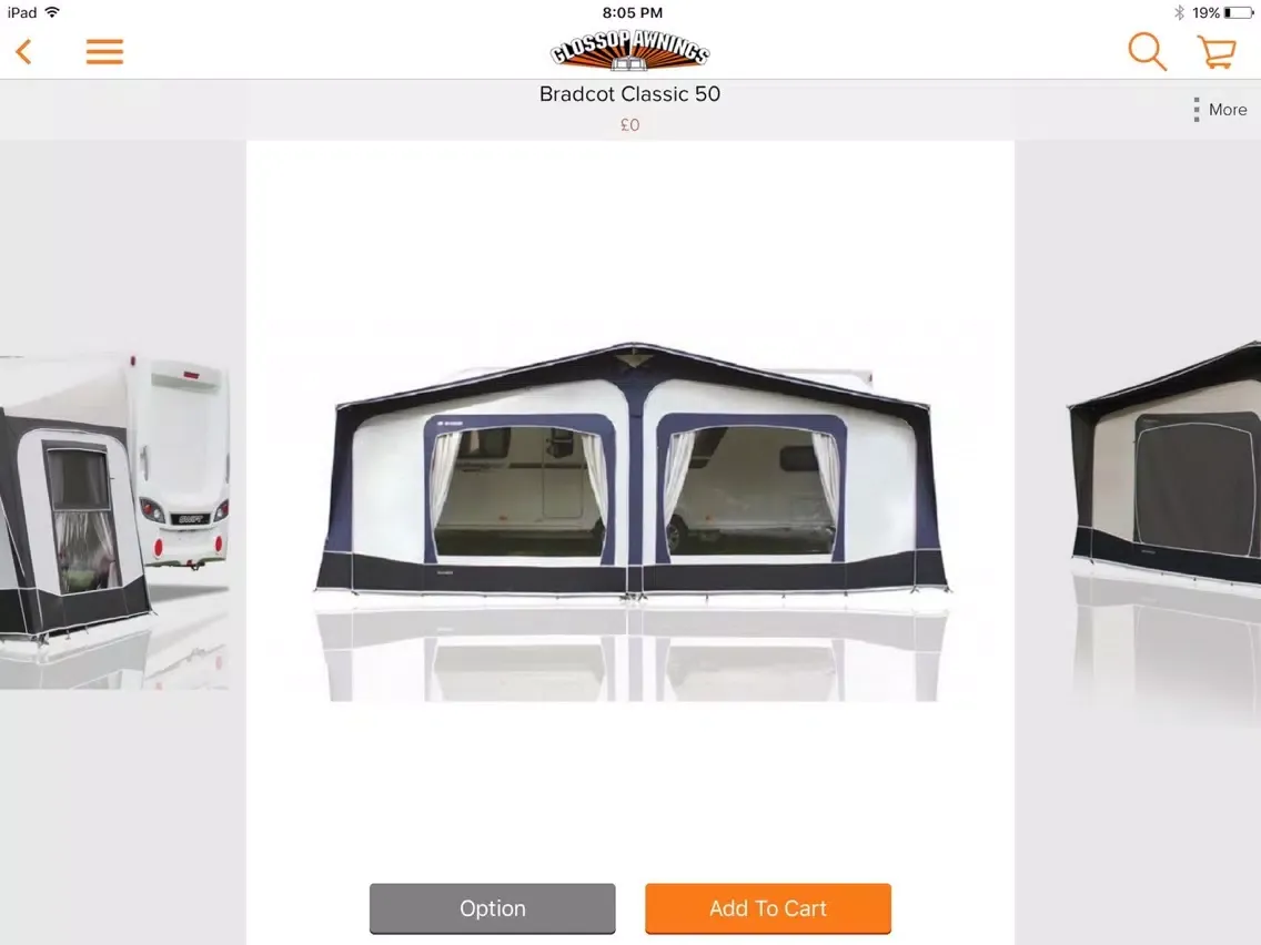 Glossop Awnings iPad  স্ক্রিনশট