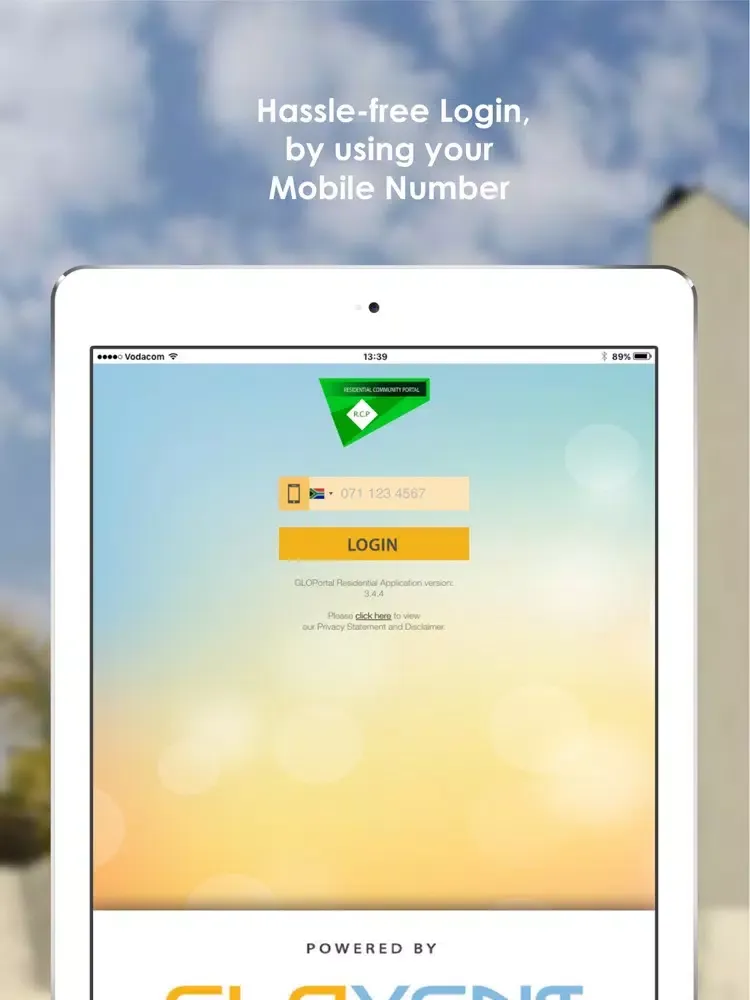 Residential Community Portal iPad  스크린샷