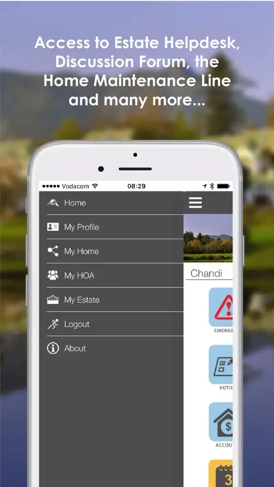 Residential Community Portal 스크린샷