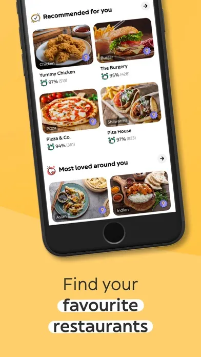 Capturas de tela do Glovo: Food Delivery, Takeaway