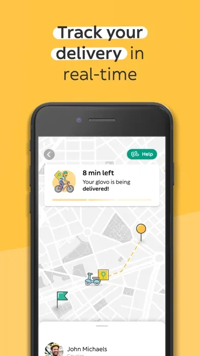 Capturas de tela do Glovo: Food Delivery, Takeaway