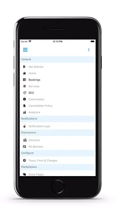 Captures d'écran de glow&dry: Supplier Marketplace