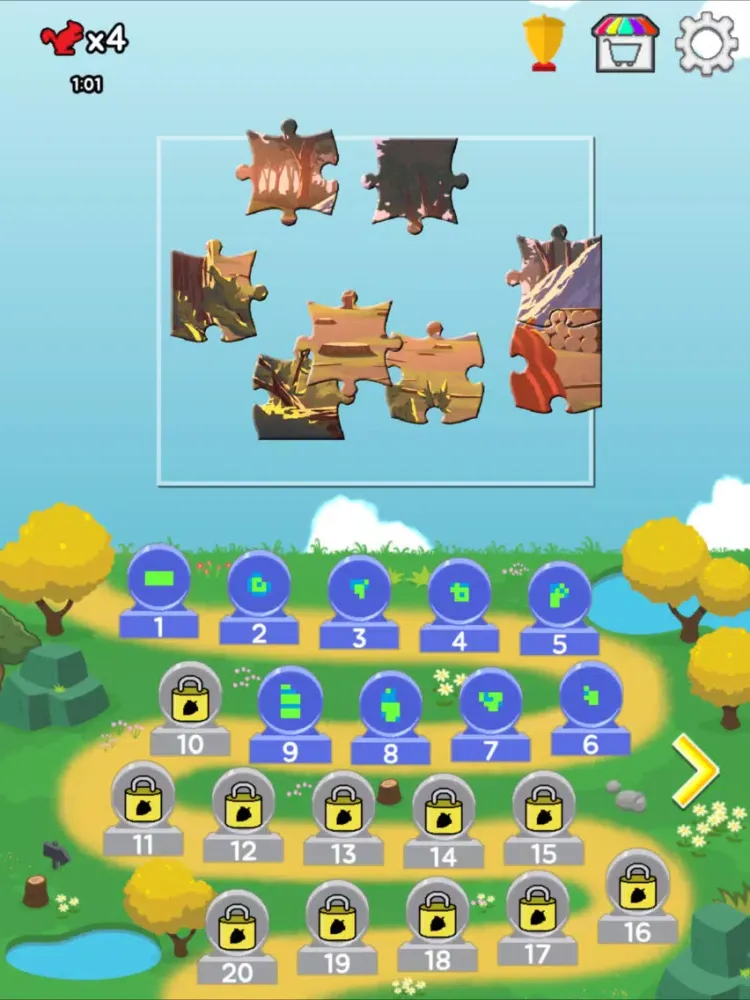 Screenshot di Squirrel Puzzle iPad 
