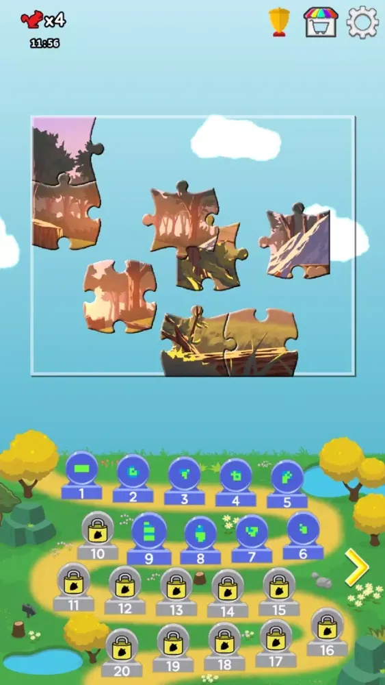 Screenshot di Squirrel Puzzle