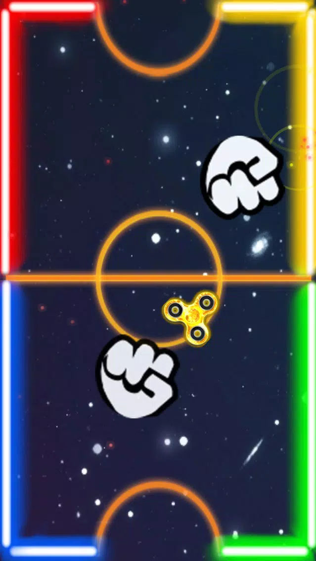Glow Fidget Spinner - 2 Player Hand Spin Battle سکرین شاٹس
