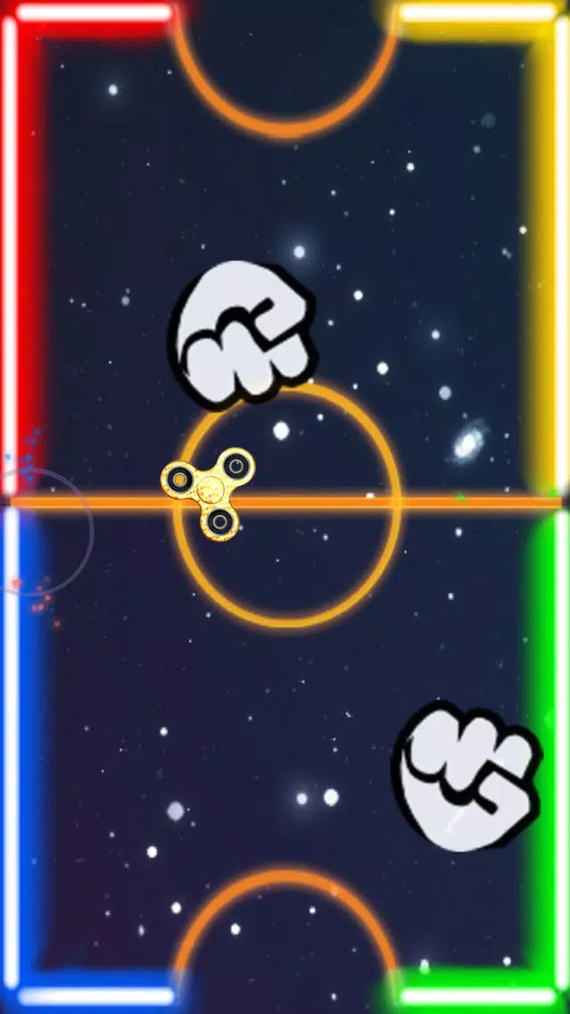 Glow Fidget Spinner - 2 Player Hand Spin Battle سکرین شاٹس