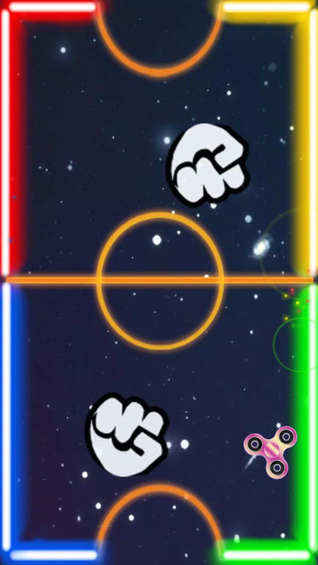 Glow Fidget Spinner - 2 Player Hand Spin Battle سکرین شاٹس