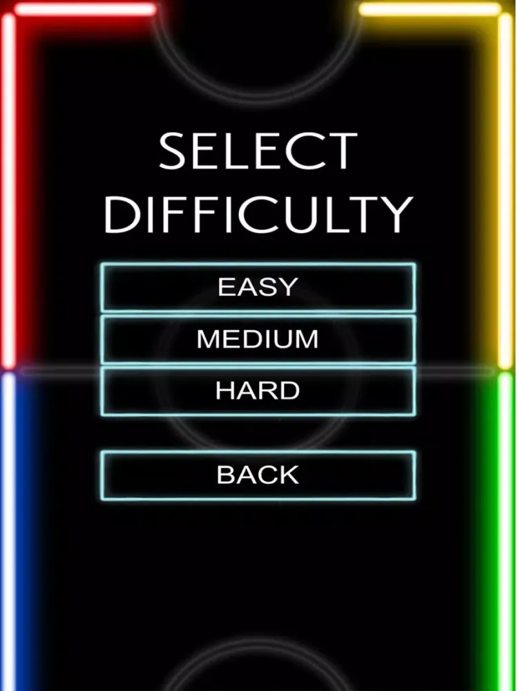 Glow Hockey 3HD - Air Hockey Free iPad 应用截图