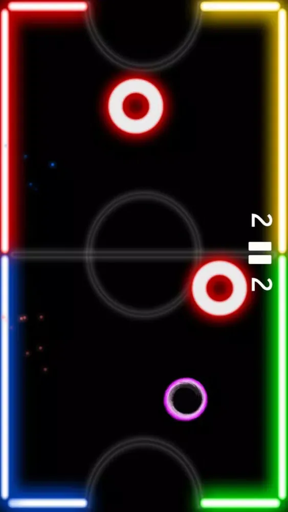 Glow Hockey 3HD - Air Hockey Free应用截图