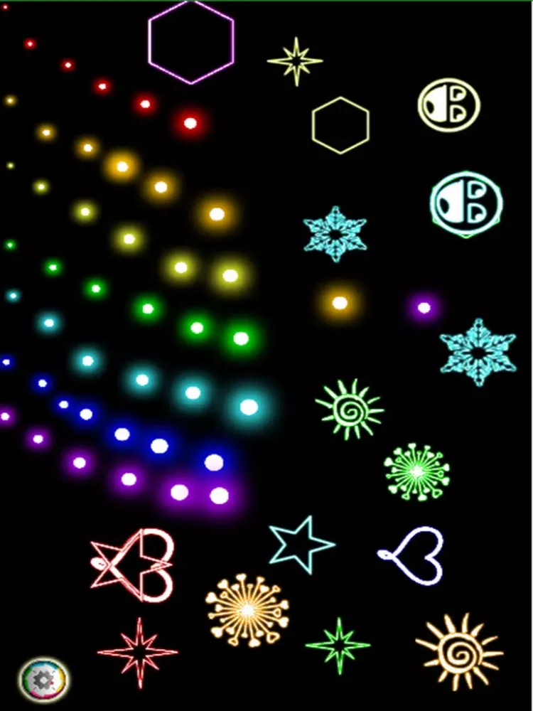 Glowing Art iPad  스크린샷