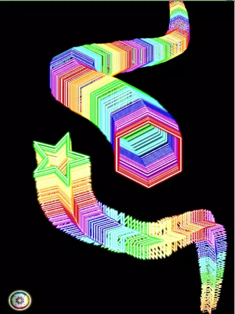 Glowing Art iPad  스크린샷