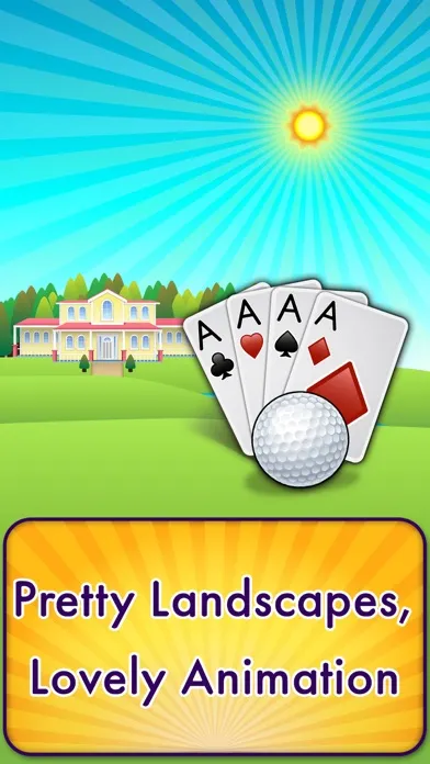 Capturas de tela do Golf Solitaire Pro!