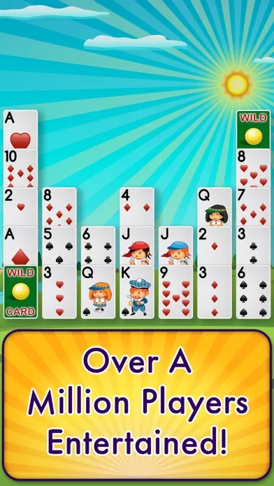 Capturas de tela do Golf Solitaire Pro!