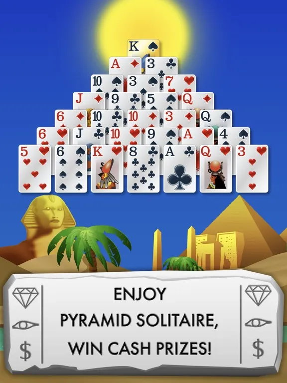 Screenshot di Pyramid Solitaire Royal Gold iPad 